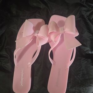 Jeffrey Campbell Pink Bow Sandals